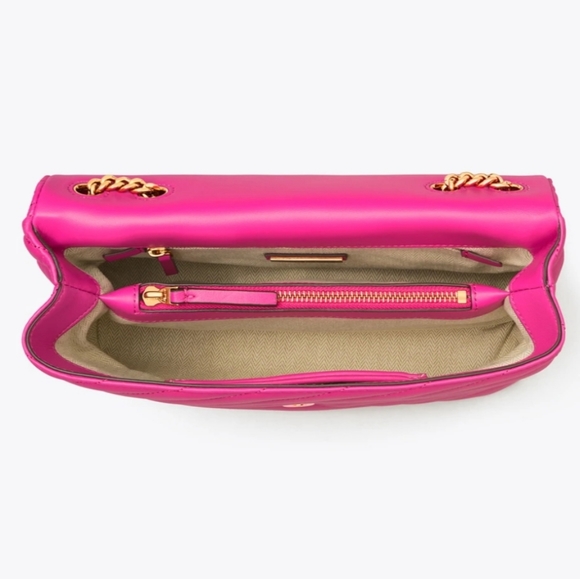 šNew Tory Burch CHEVRON CONVERTIBLE SHOULDER BAG - Picture 2 of 8